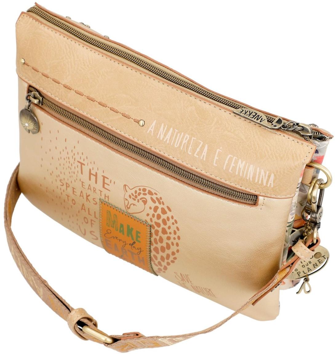Schultertasche Metallic Anekke Nature Pachamama nachhaltig