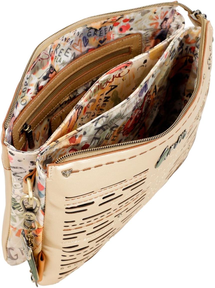 Schultertasche Metallic Anekke Nature Pachamama nachhaltig
