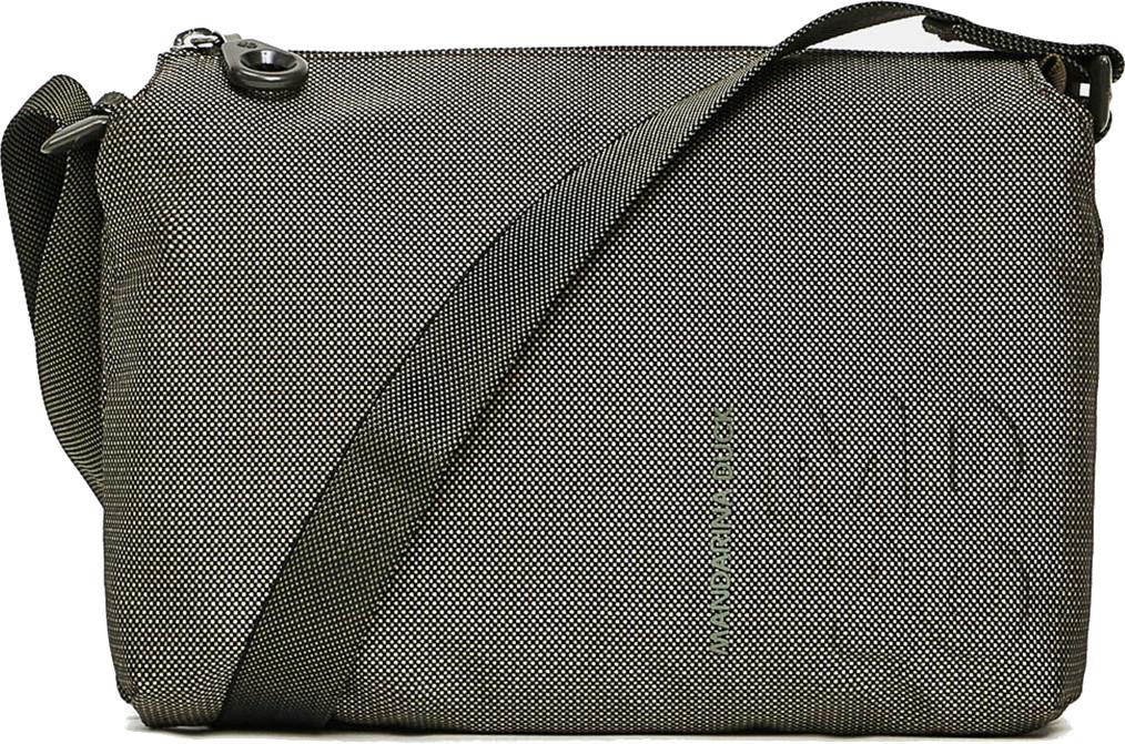 Schultertasche Pochette dreigeteilt Mandarina Duck MD20 Pirite olivgrün
