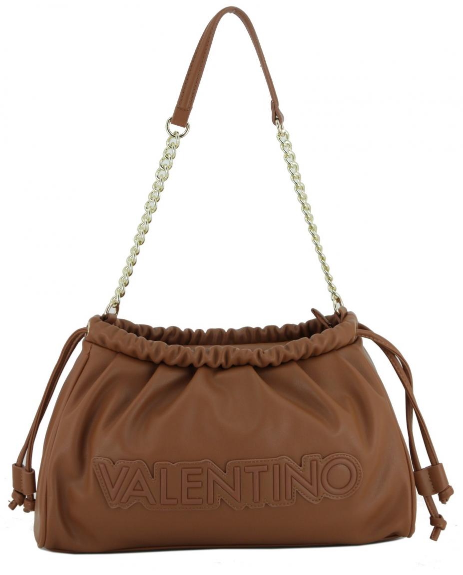 Schultertasche braun Kettenhenkel Valentino Oxford RE Cuoio