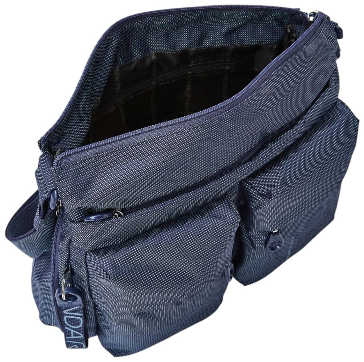 Schultertasche dunkelblau MD20 Crossover Deep Blue Mandarina Duck