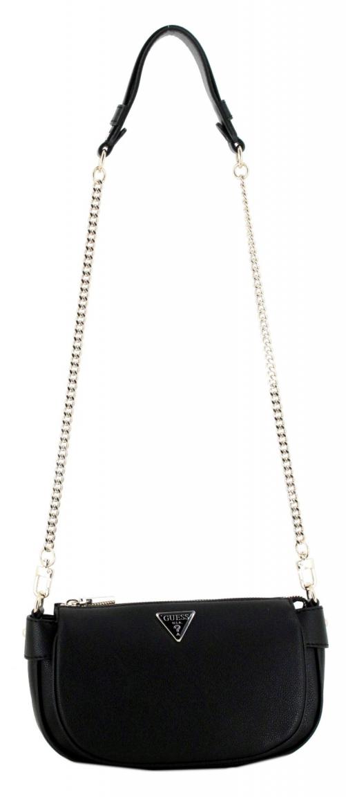 Schultertasche hellbeige Guess Fedora Bone Kettenhenkel