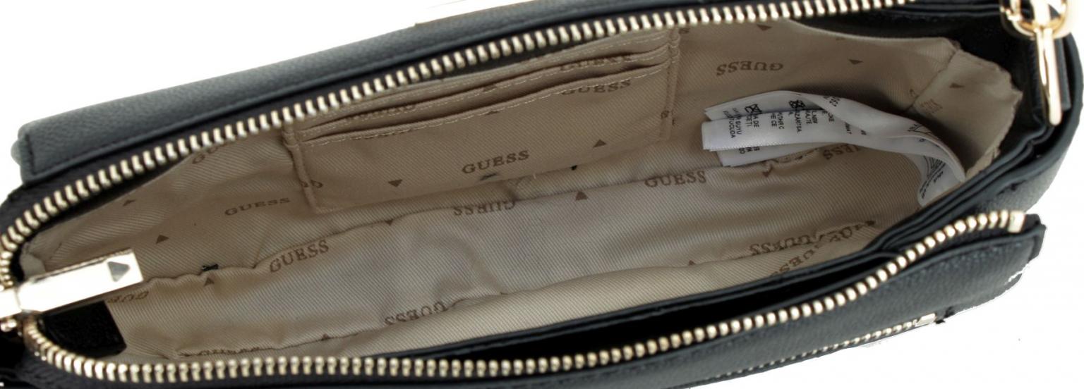 Schultertasche hellbeige Guess Fedora Bone Kettenhenkel
