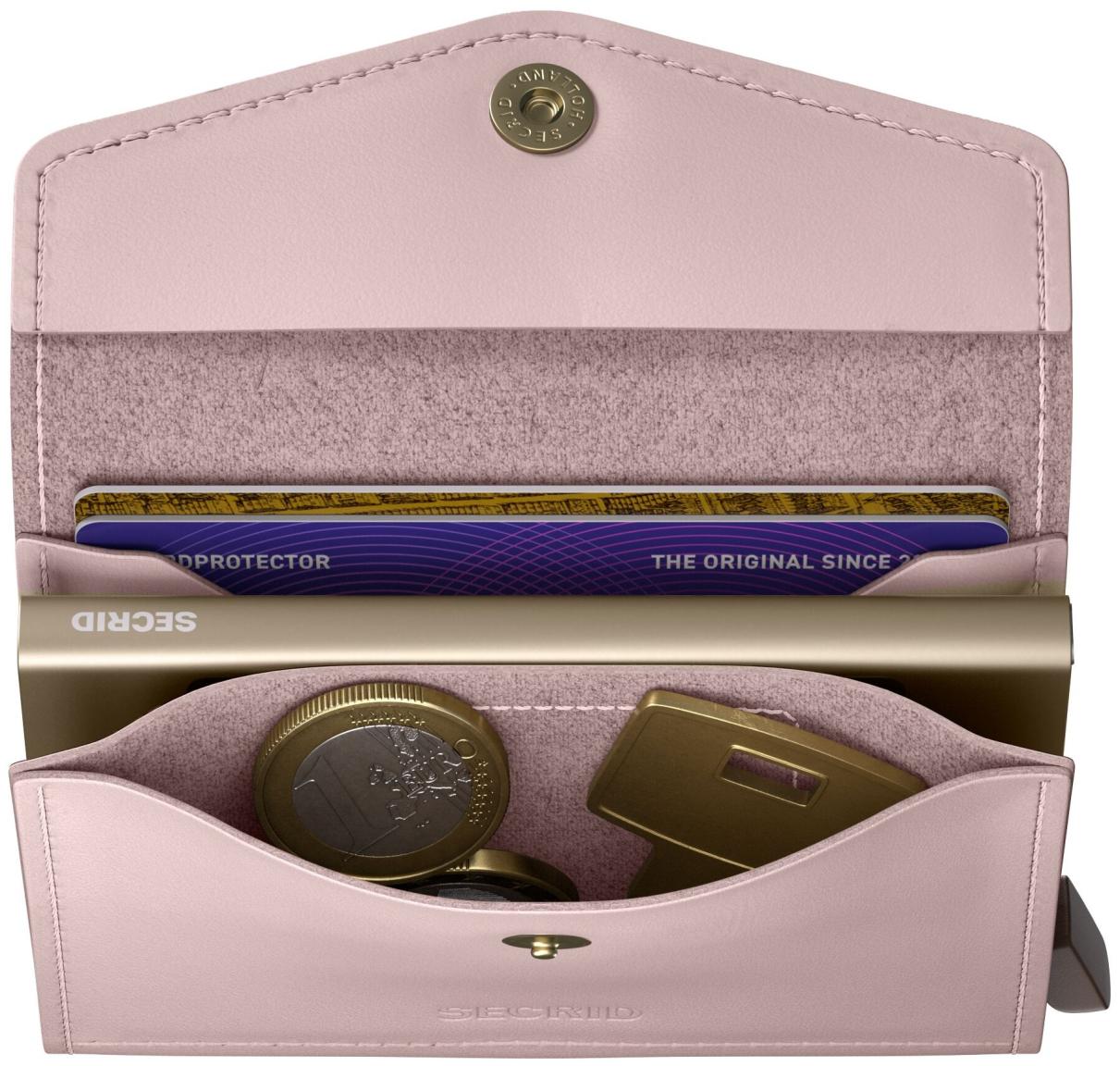 Secrid Envelope Wallet Kartenetui Leder Original Ballet Cashmere - Rosa