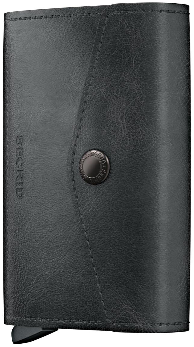 Secrid Envelope Wallet Leder Vintage Black - Schwarz