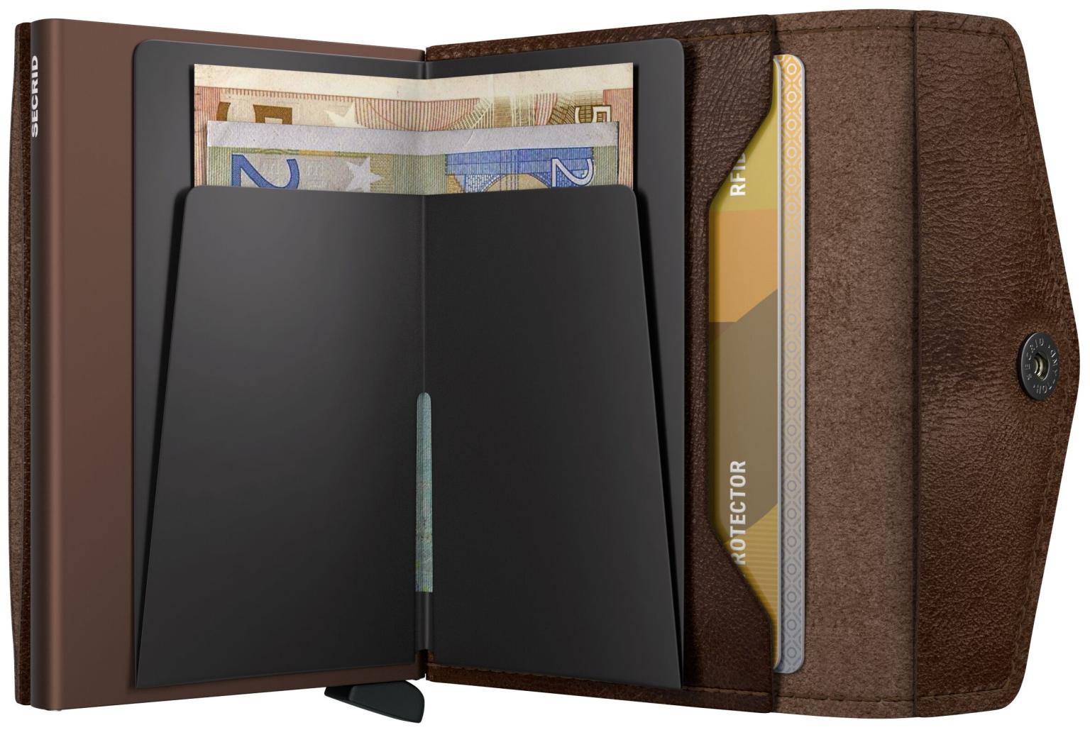 Secrid Envelope Wallet Leder Vintage Chocolate - Braun