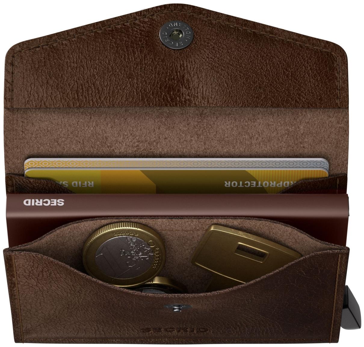 Secrid Envelope Wallet Leder Vintage Chocolate - Braun
