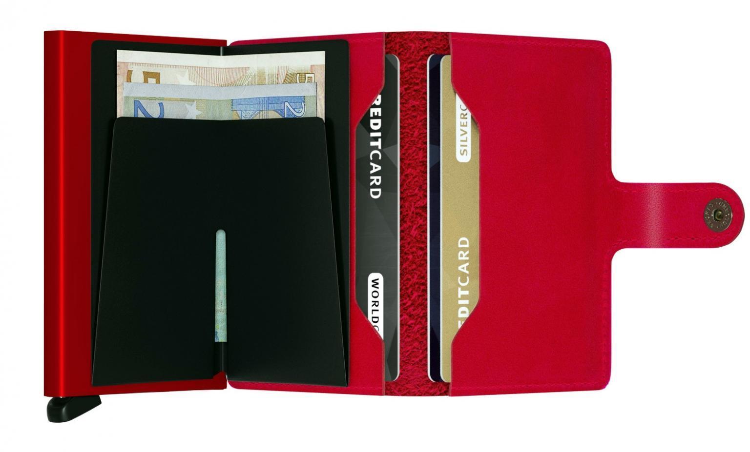 Secrid Geldtasche Miniwallet Original Red-Red