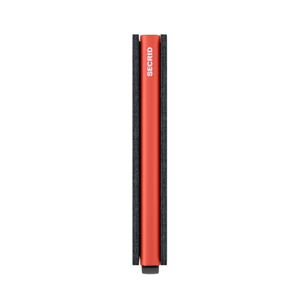 Secrid Matte Nightblue & Orange RFID Schutz Kartenetui Slimwallet Leder blau orange