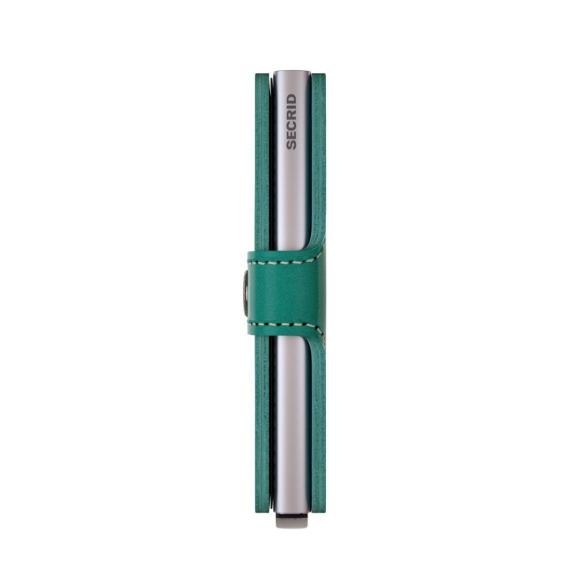 Secrid Miniwallet mit Druckknopf Original Emerald