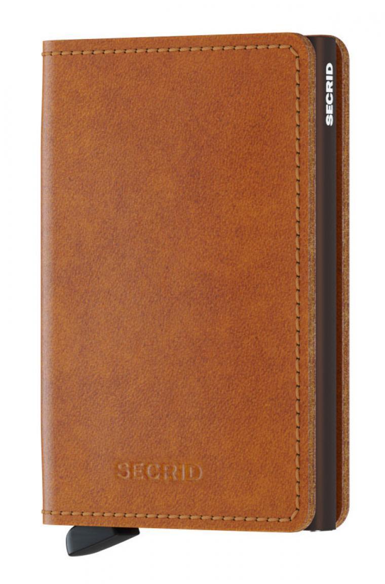Secrid Slimwallet Kartenetui RFID Original Cognac