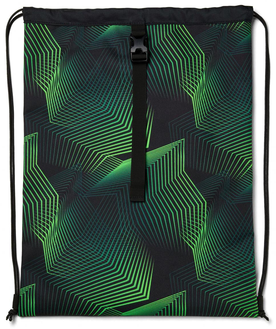 Seismic Green kleiner Sportrucksack Satch schwarz grün