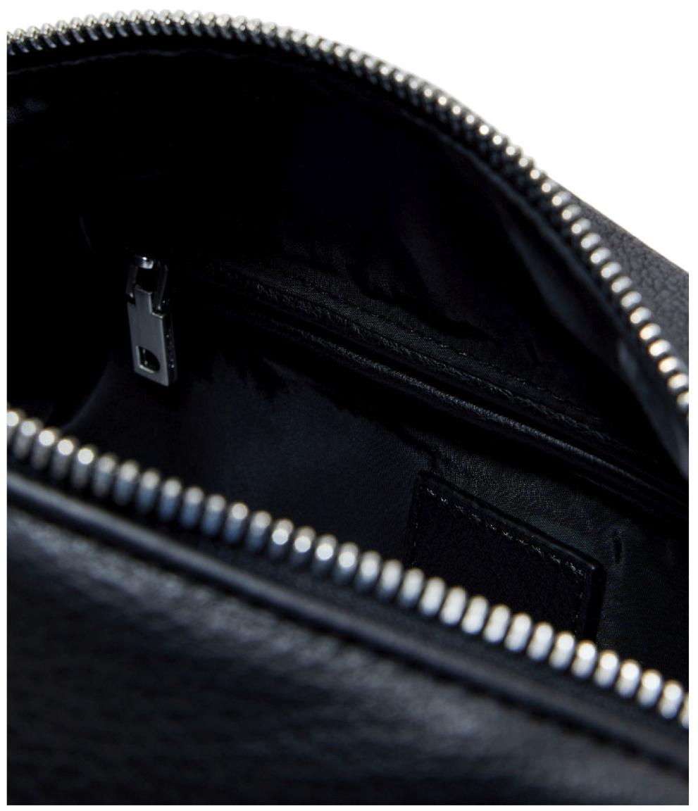 Seshat Habana Desigual Schultertasche schwarz Print weiß Statement negro