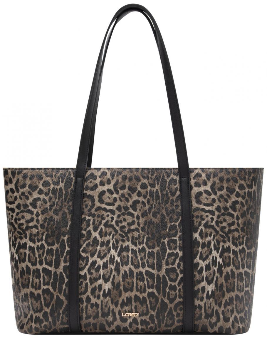 Shopper Leopadenmuster Phaedra L.Credi vegan