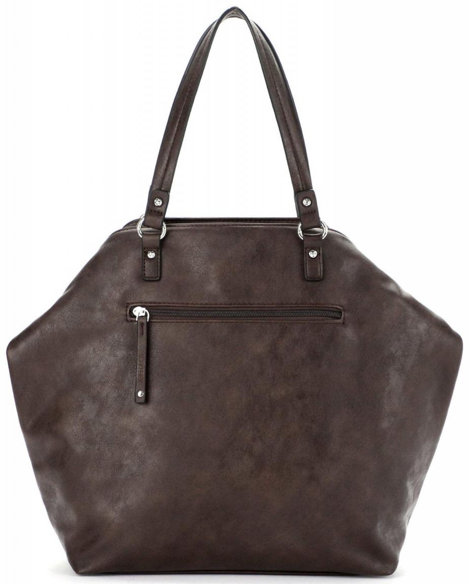 Shopper Suri Frey Luzy Braun Flechthenkel