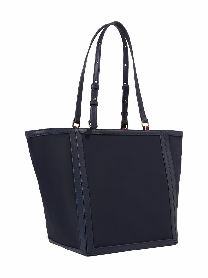 Shopper Tommy Hilfiger Essential S Tote Nylon umrahmt blau