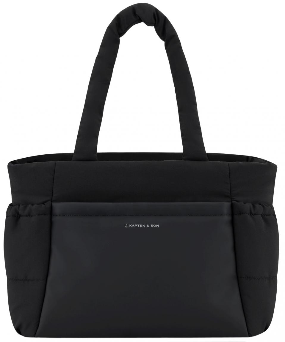 Shoppertasche Kapten & Son Hellvi Cloud Medium schwarz klassisch