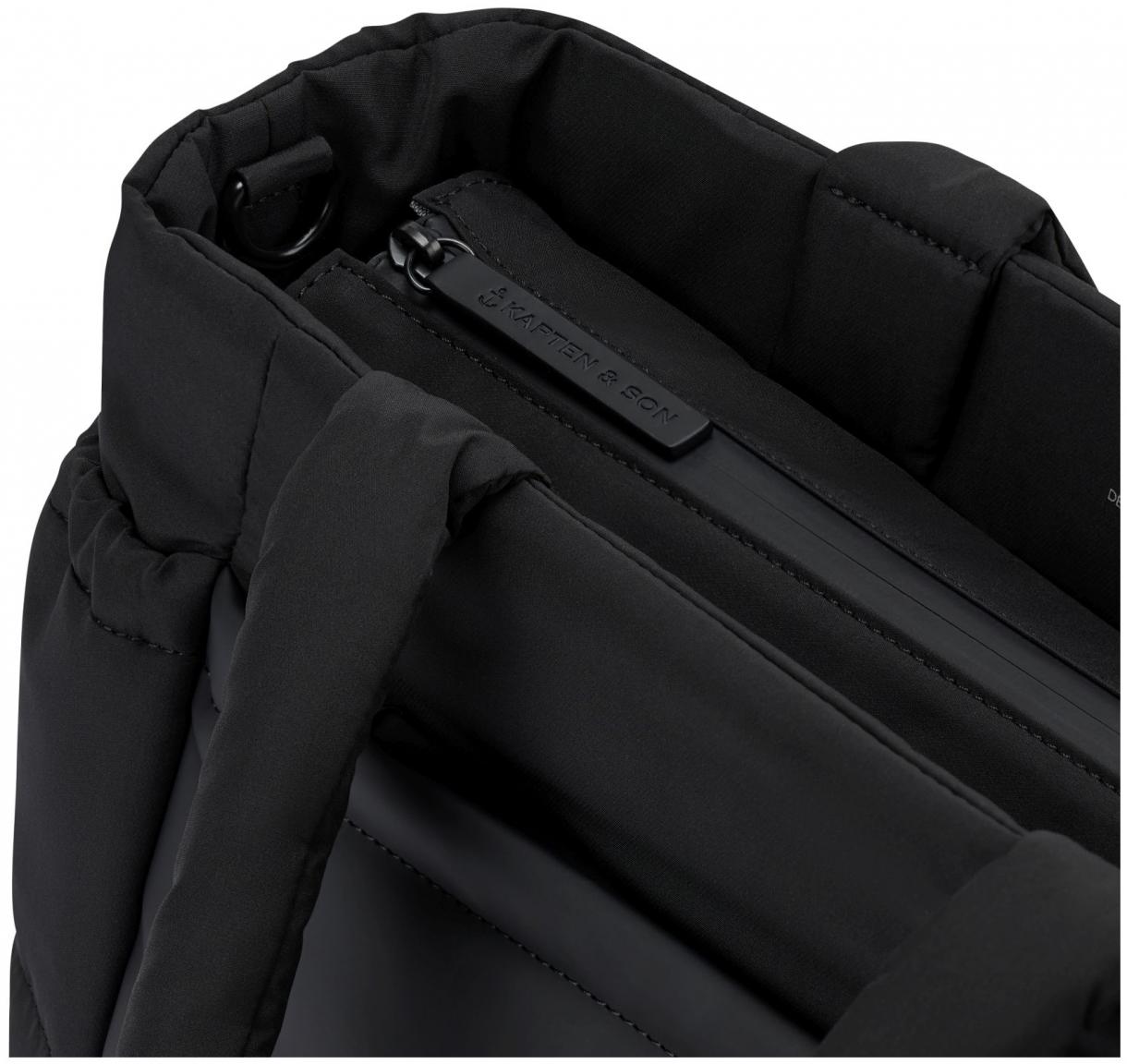 Shoppertasche Kapten & Son Hellvi Cloud Medium schwarz klassisch