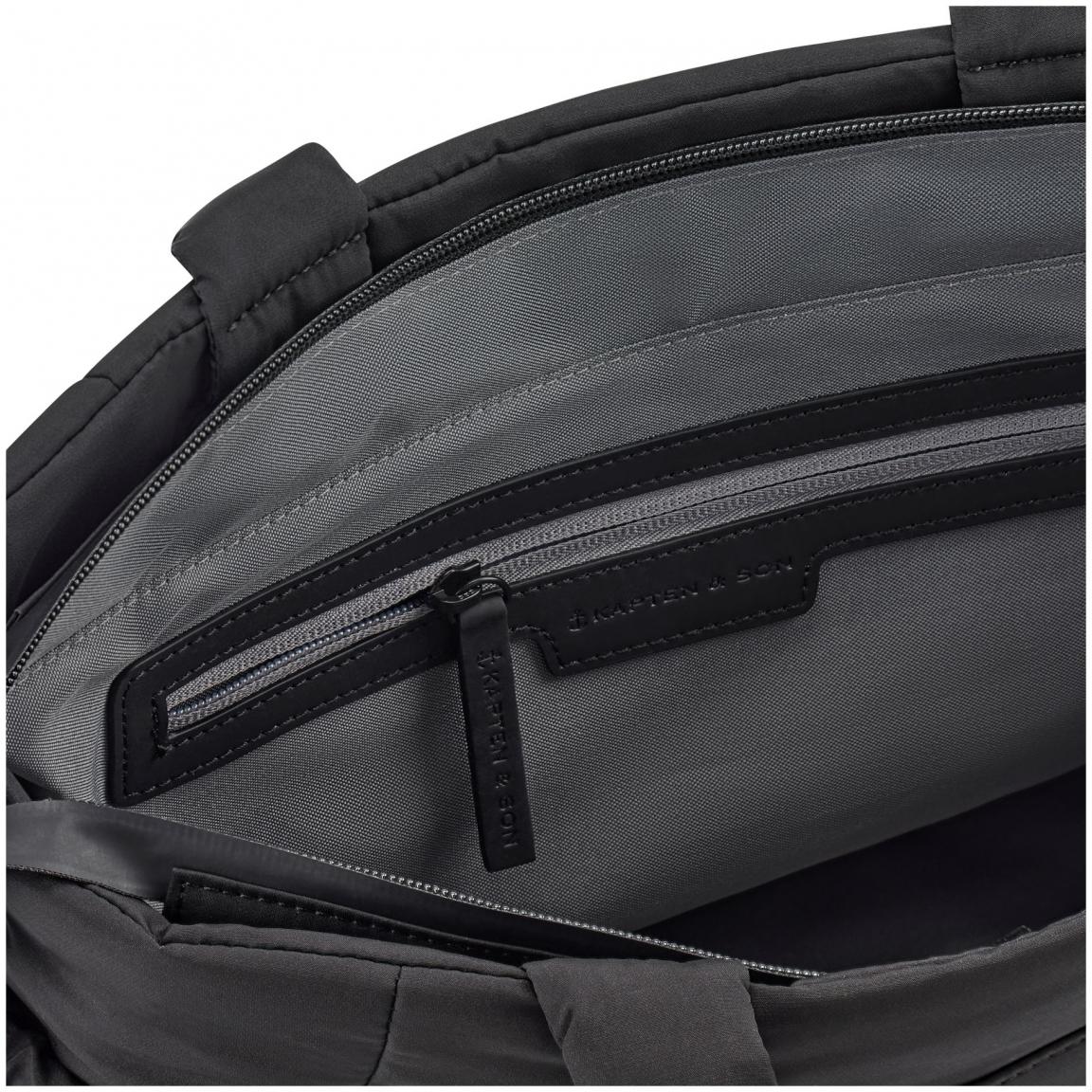 Shoppertasche Kapten & Son Hellvi Cloud Medium schwarz klassisch