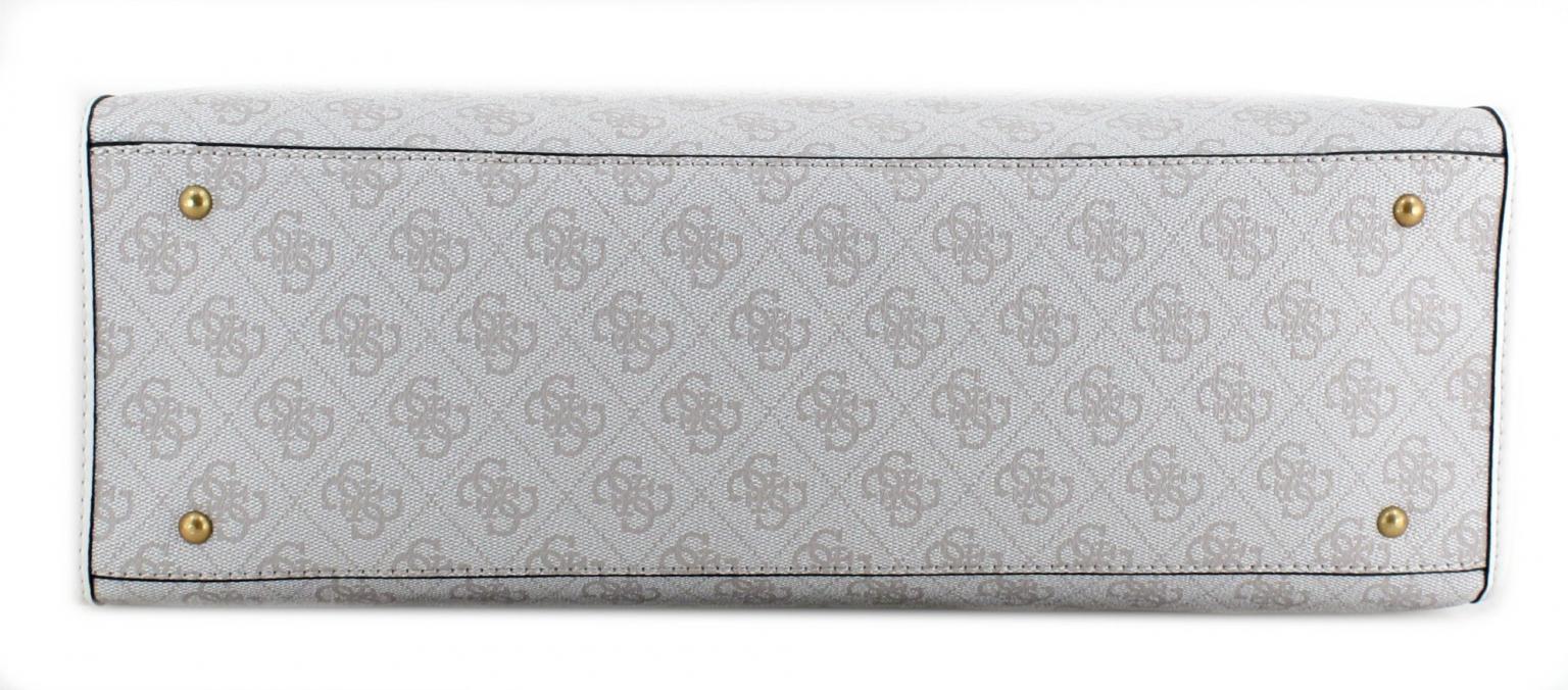 Shoppertasche mit Logoprint Guess Silvana Mocha Logo Multi