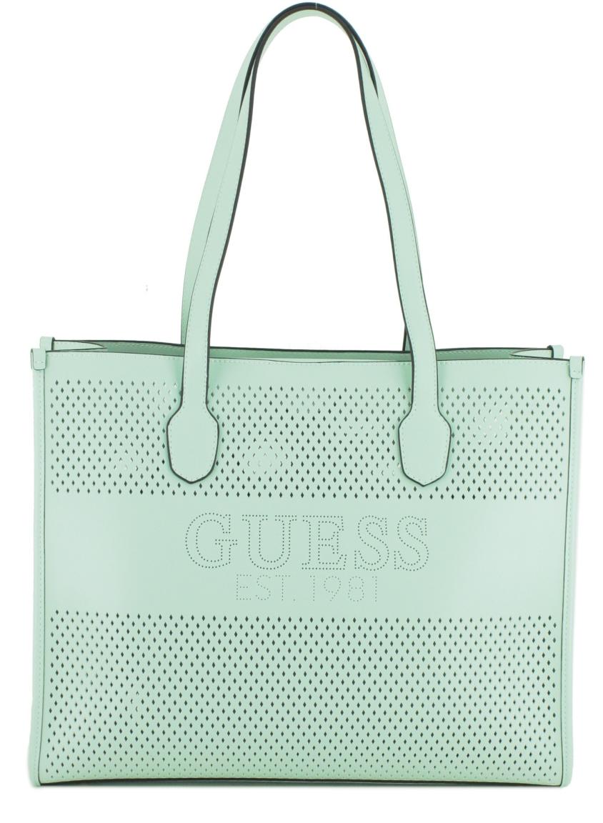 Shoppertaschen Set Guess Katey Perf White Large
