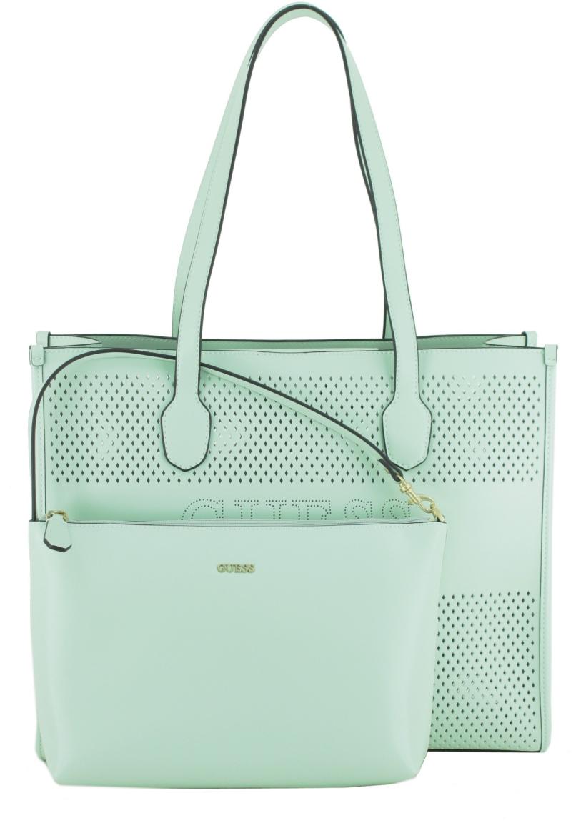 Shoppertaschen Set Guess Katey Perf White Large