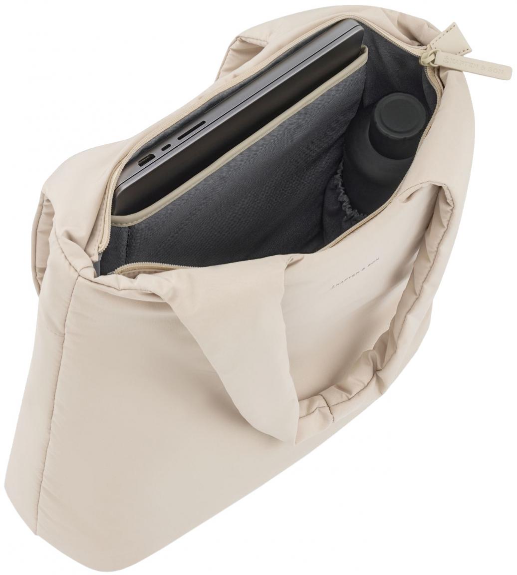 Skara Cloud Shoppertasche Kapten & Son Sandstone wattiert