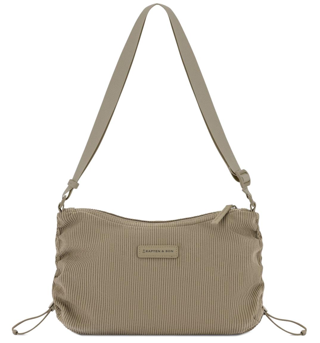 Skara Small Cord KAPTEN and SON Dusty Khaki Cordtasche
