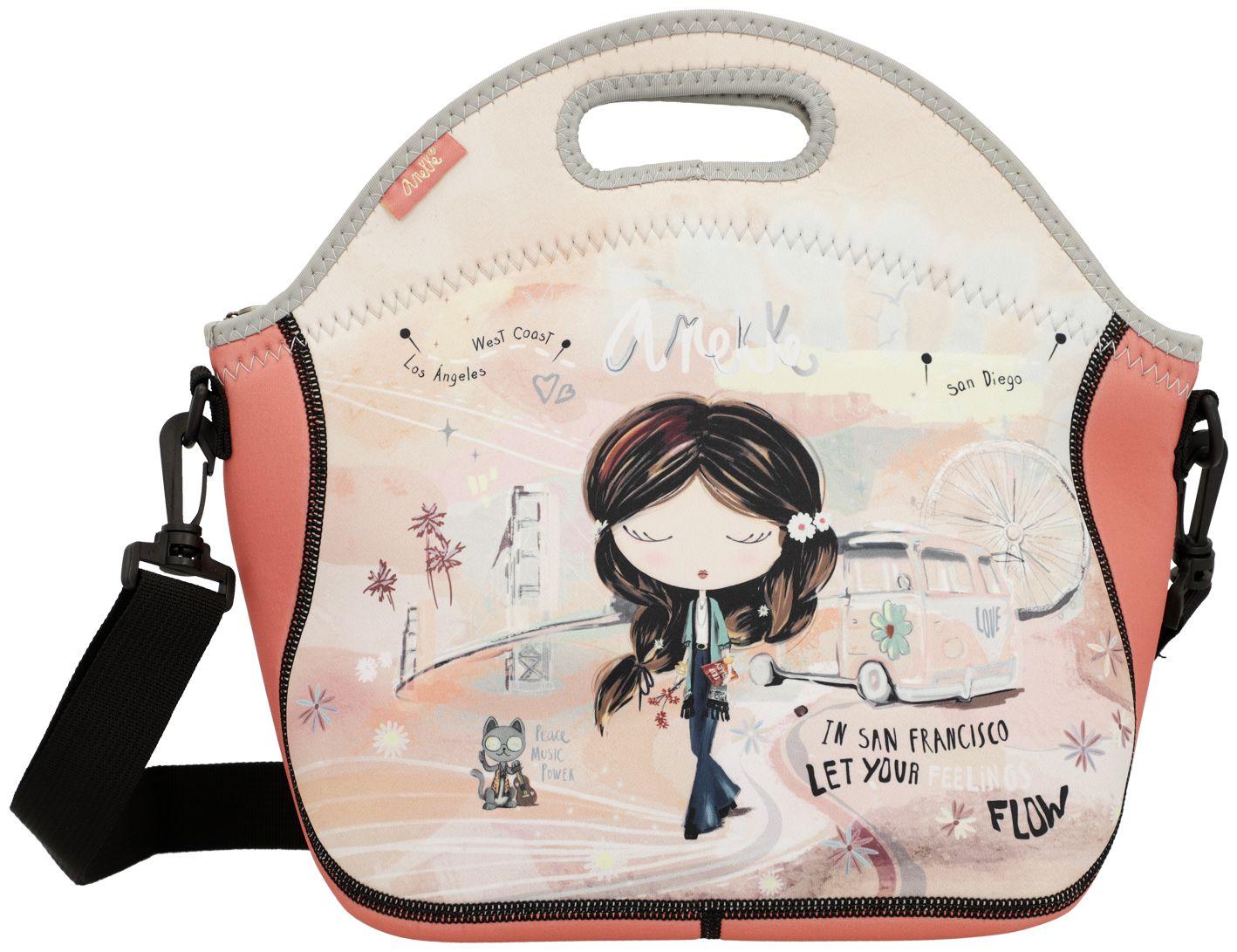 Snack Bag Anekke Peace & Love Hippie Isoliertasche Neopren