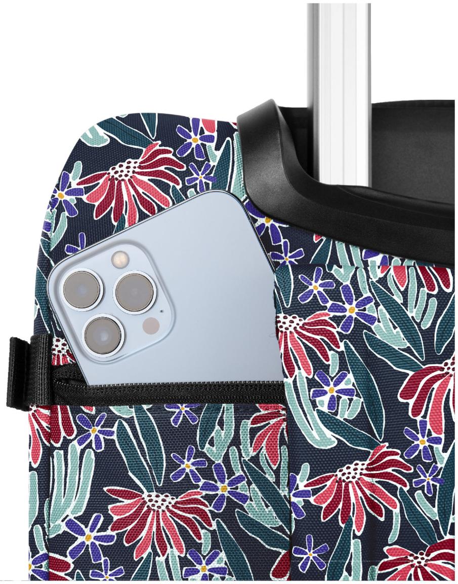 Soft Case Cabaia Edea Koffer Small flexibel Bluemnmuster bunt Reise