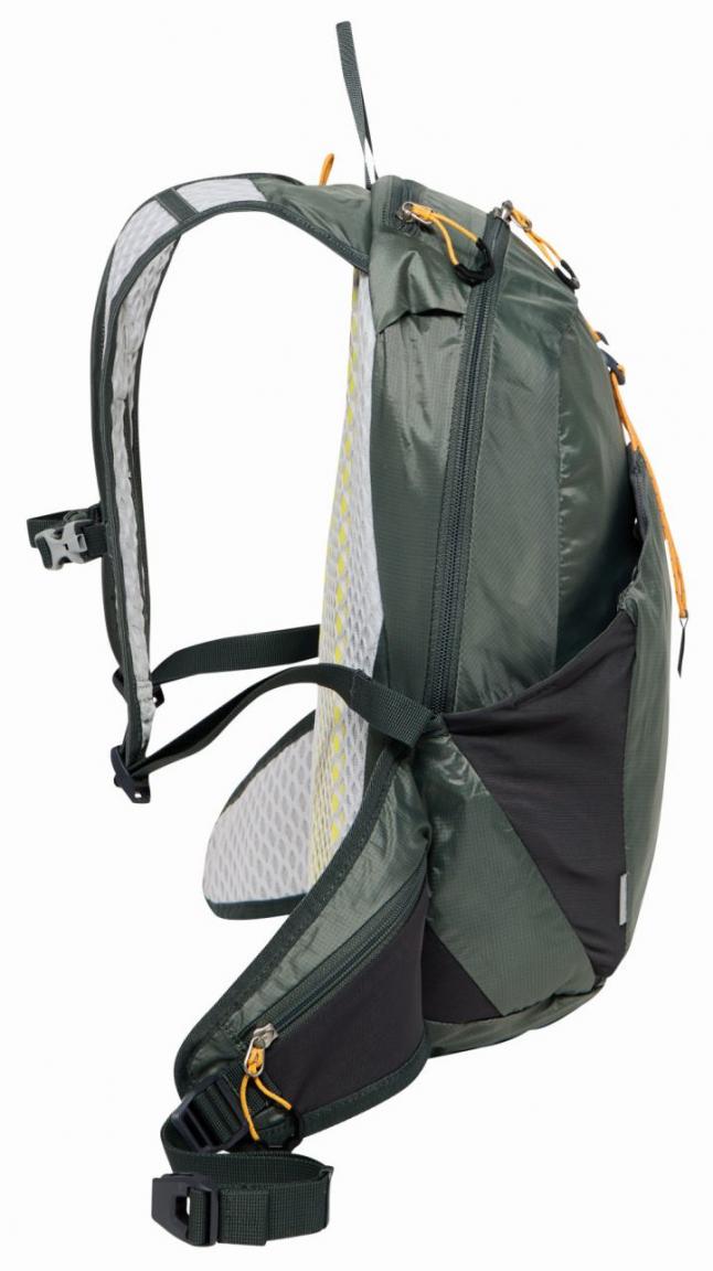 Sportrucksack Jack Wolfskin Gecko Green Moab Jam 16 Liter Aeroshape grün