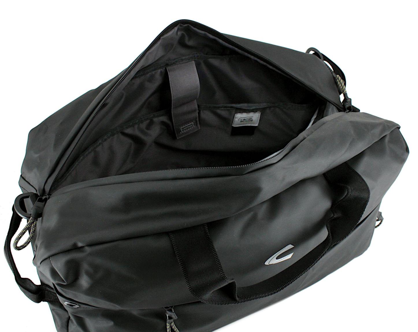 Sporttasche mit Rucksackfunktion Camel Active Palermo schwarz Nylon