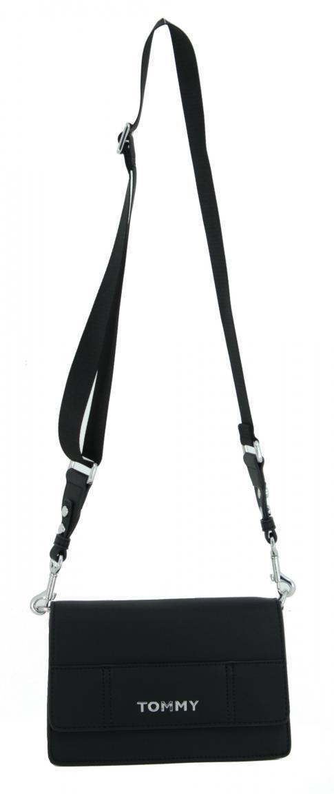 Statement Crossover Umhängetasche Tommy Hilfiger schwarz Etui