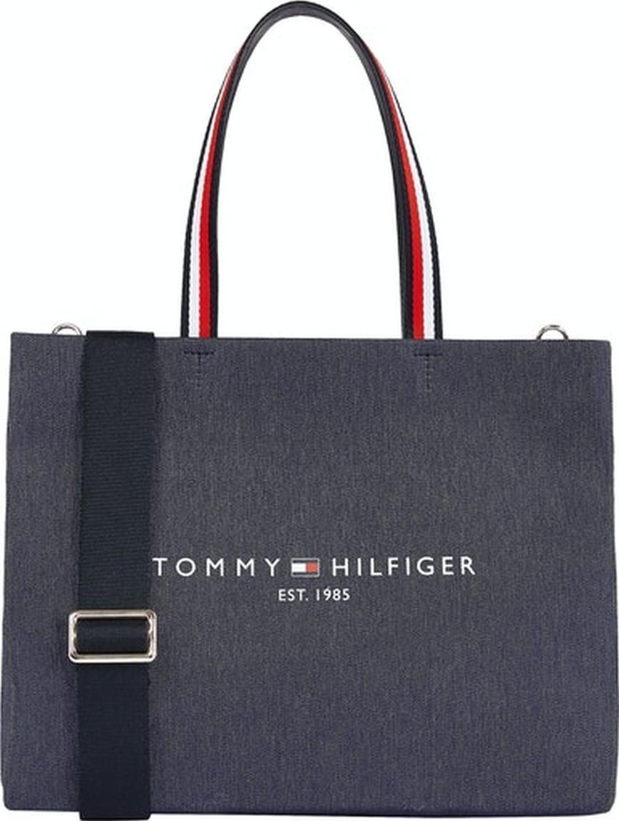 Statement Shopper Tommy Hilfiger IM Tote Denim Dark Indigo Kartenetui
