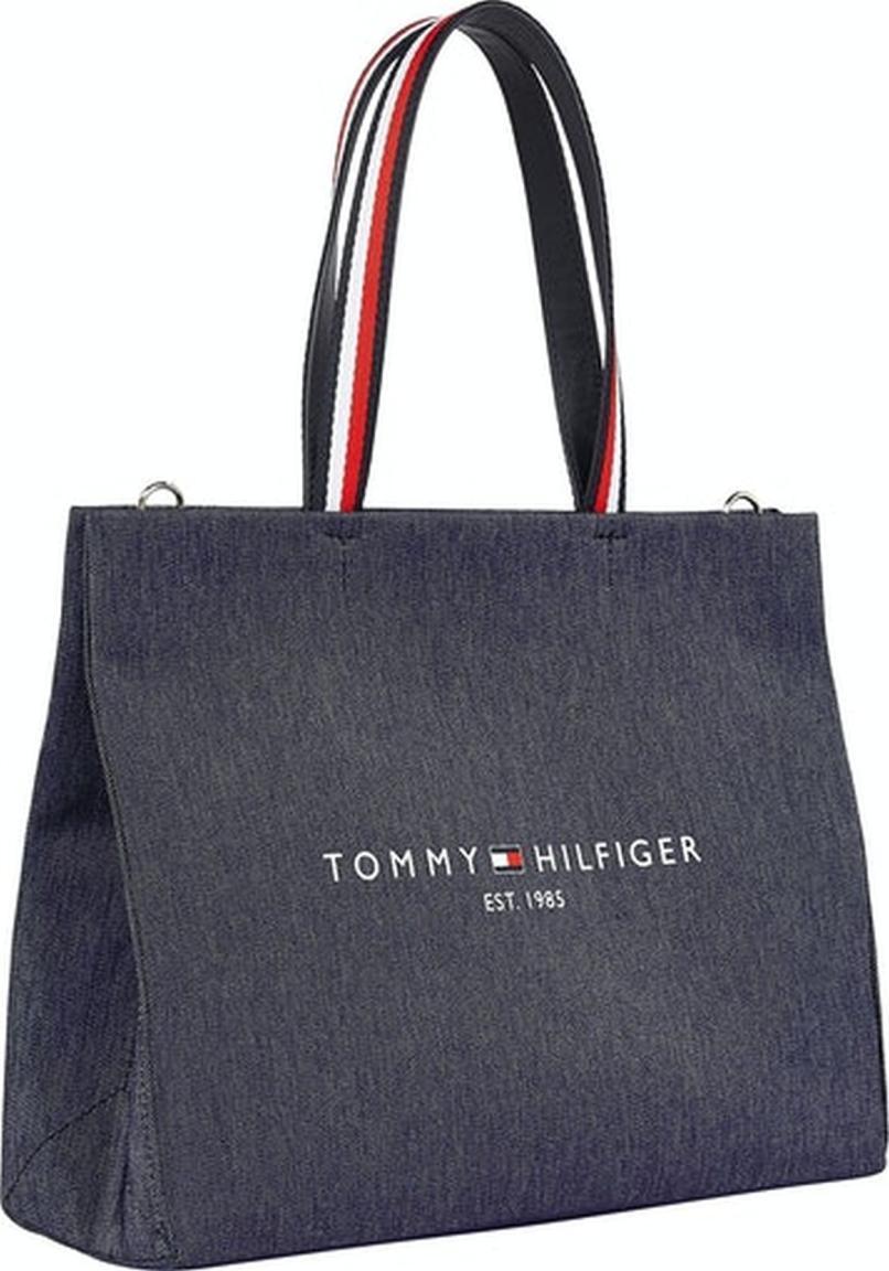 Statement Shopper Tommy Hilfiger IM Tote Denim Dark Indigo Kartenetui