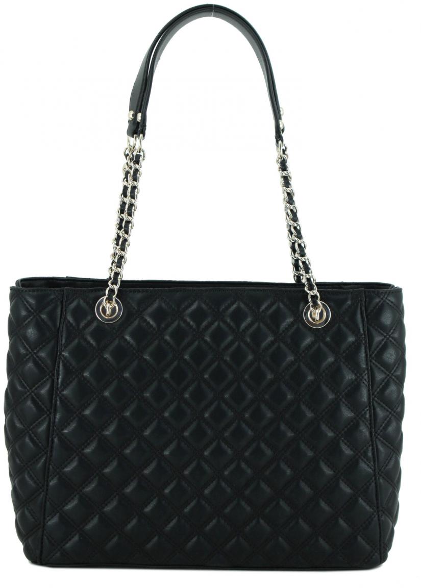 Steppshopper schwarz Guess Giully Large Tote Black Kettenhenkelt