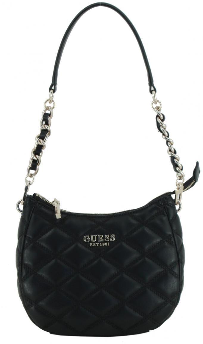 Stepptasche schwarz Kettenhenkel Guess Tamsin