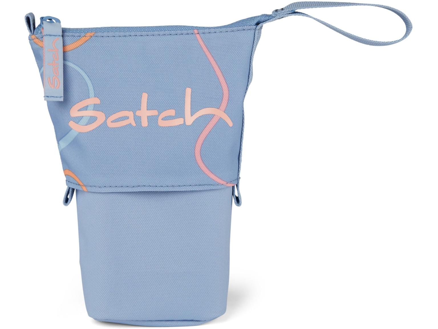 Stiftetasche hellblau bunt Satch Pencil Slider Vivid Blue Stiftebecher