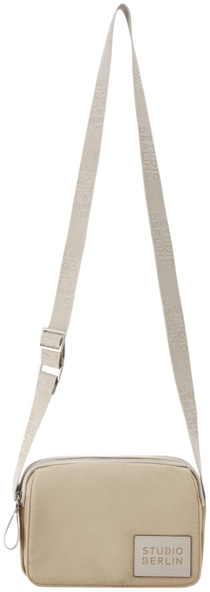 Studio Berlin Dahlem Essential Nylon Crossovertasche Beige