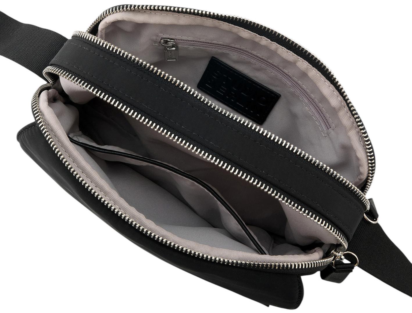 Studio Berlin Dahlem Essential Nylon Crossovertasche Schwarz