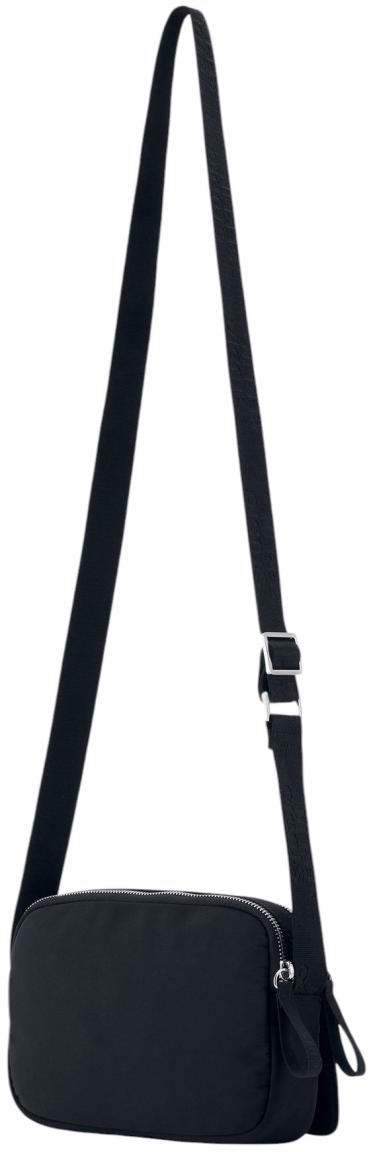 Studio Berlin Dahlem Essential Nylon Crossovertasche Schwarz
