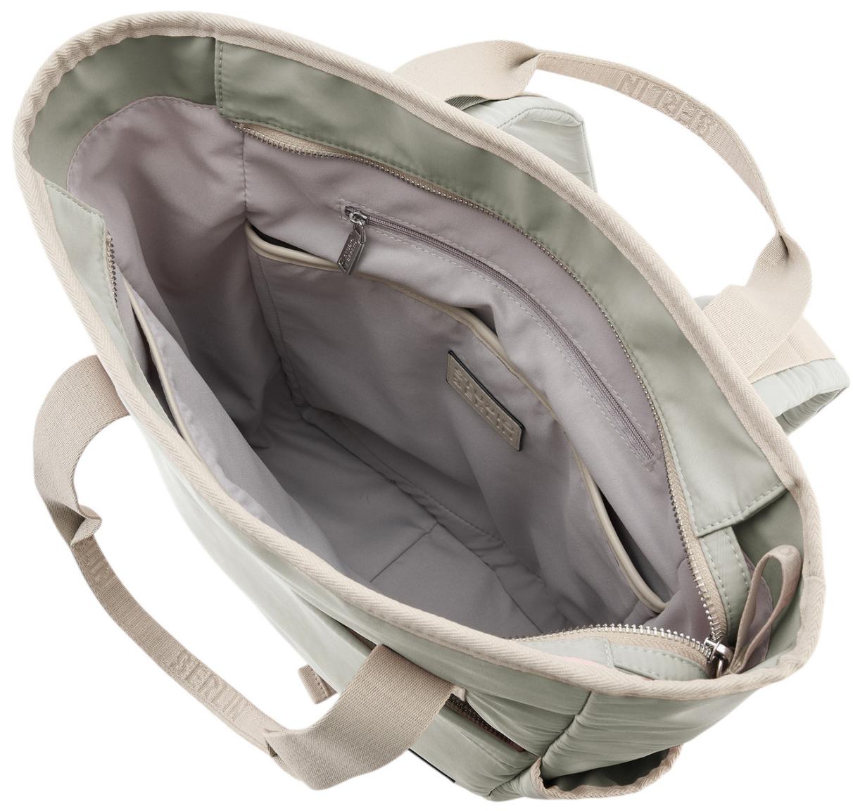 Studio Berlin Kreuzberg Essential Nylon Rucksack Hellgrau