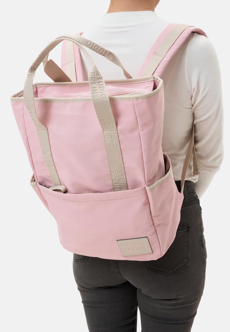 Studio Berlin Kreuzberg Essential Nylon Rucksack Hellgrau