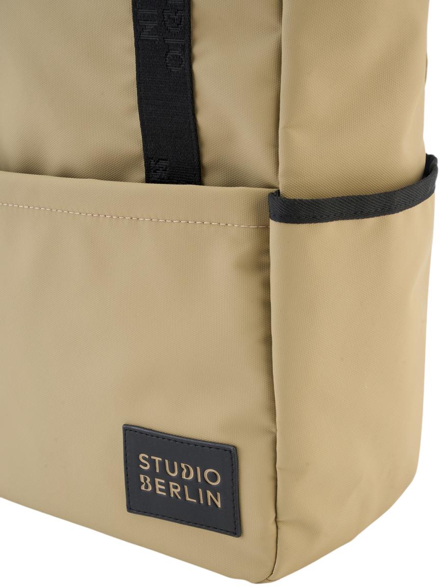Studio Berlin Kreuzberg Rainl Nylon Rucksack Dunkelbeige