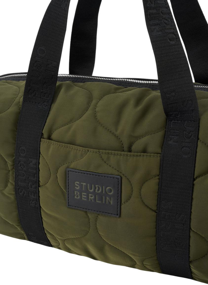Studio Berlin Pankow Reisetasche Nylon wattiert Grün