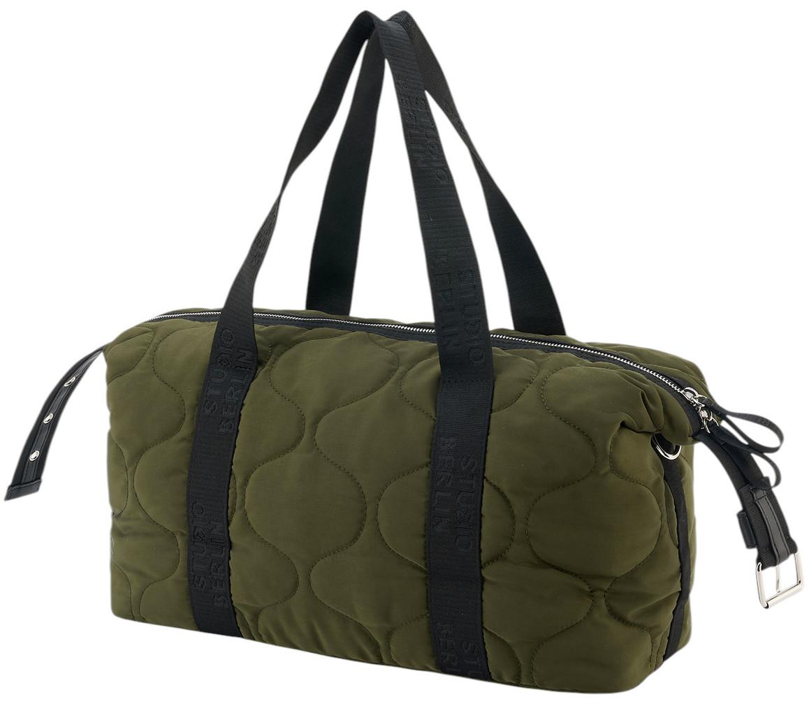 Studio Berlin Pankow Reisetasche Nylon wattiert Grün