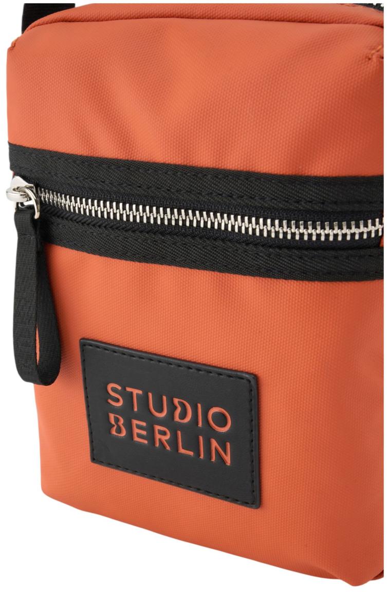 Studio Berlin Rosenthal Rain Nylon Crossovertasche Orange