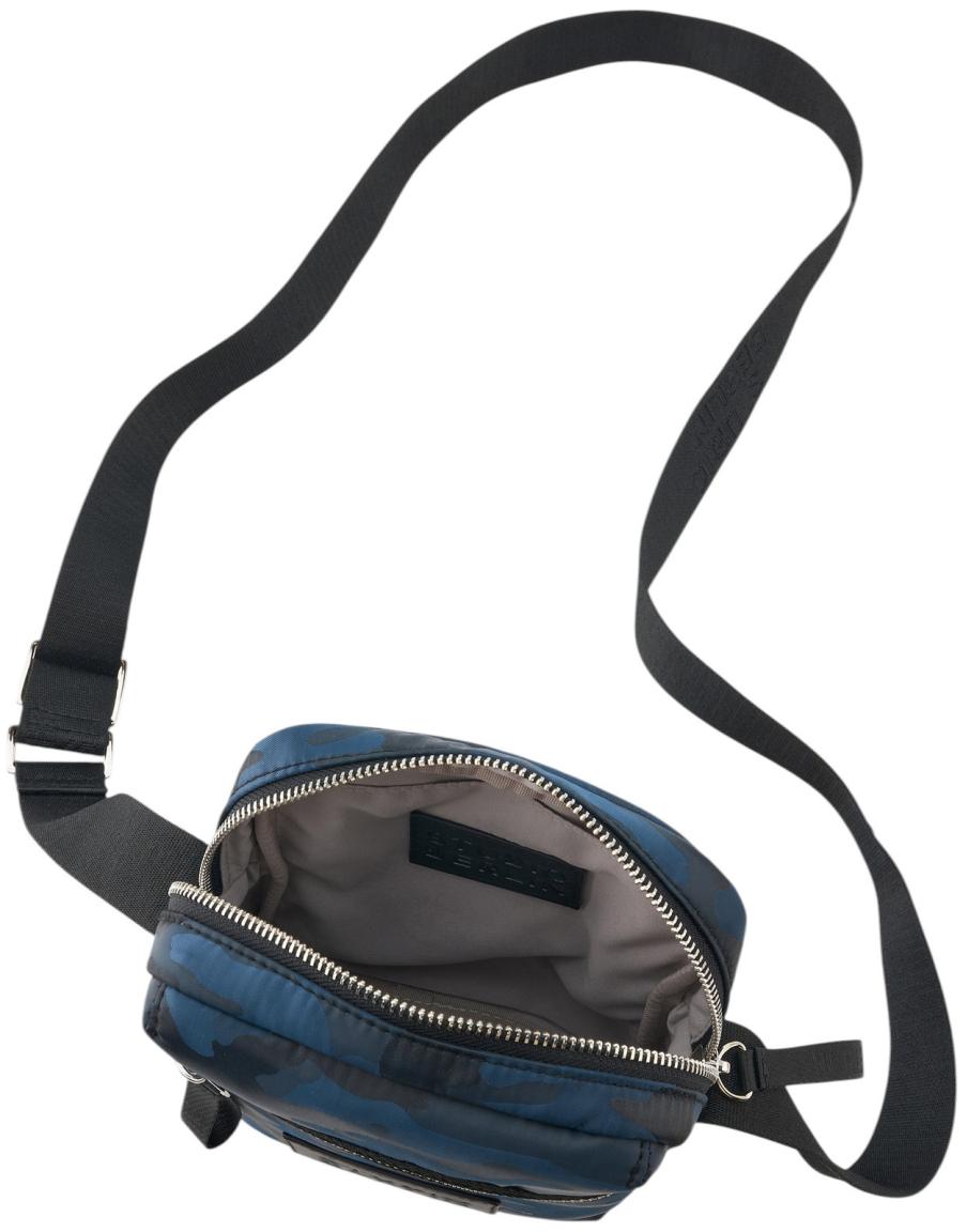 Studio Berlin Rosenthal Shiny Camo Crossovertasche Camouflage - Blau