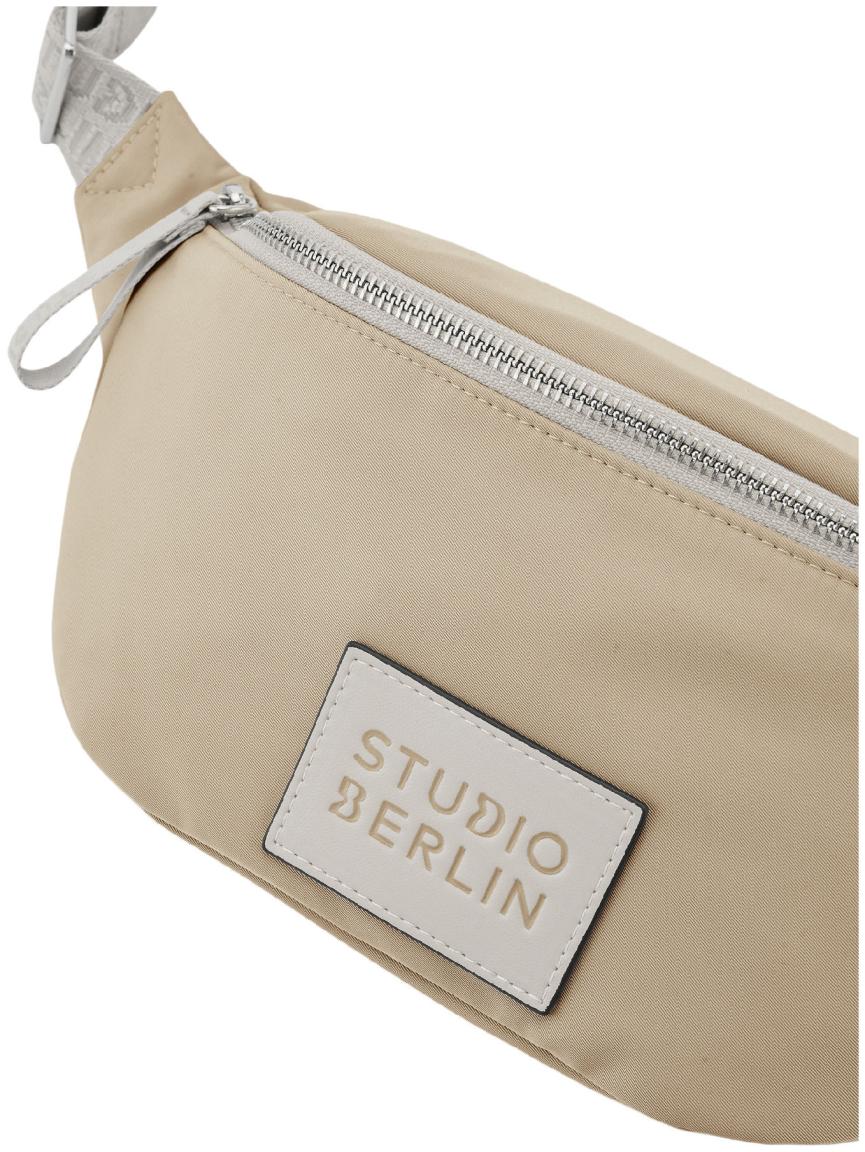 Studio Berlin Spandau Essential Nylon Gürteltasche Beige