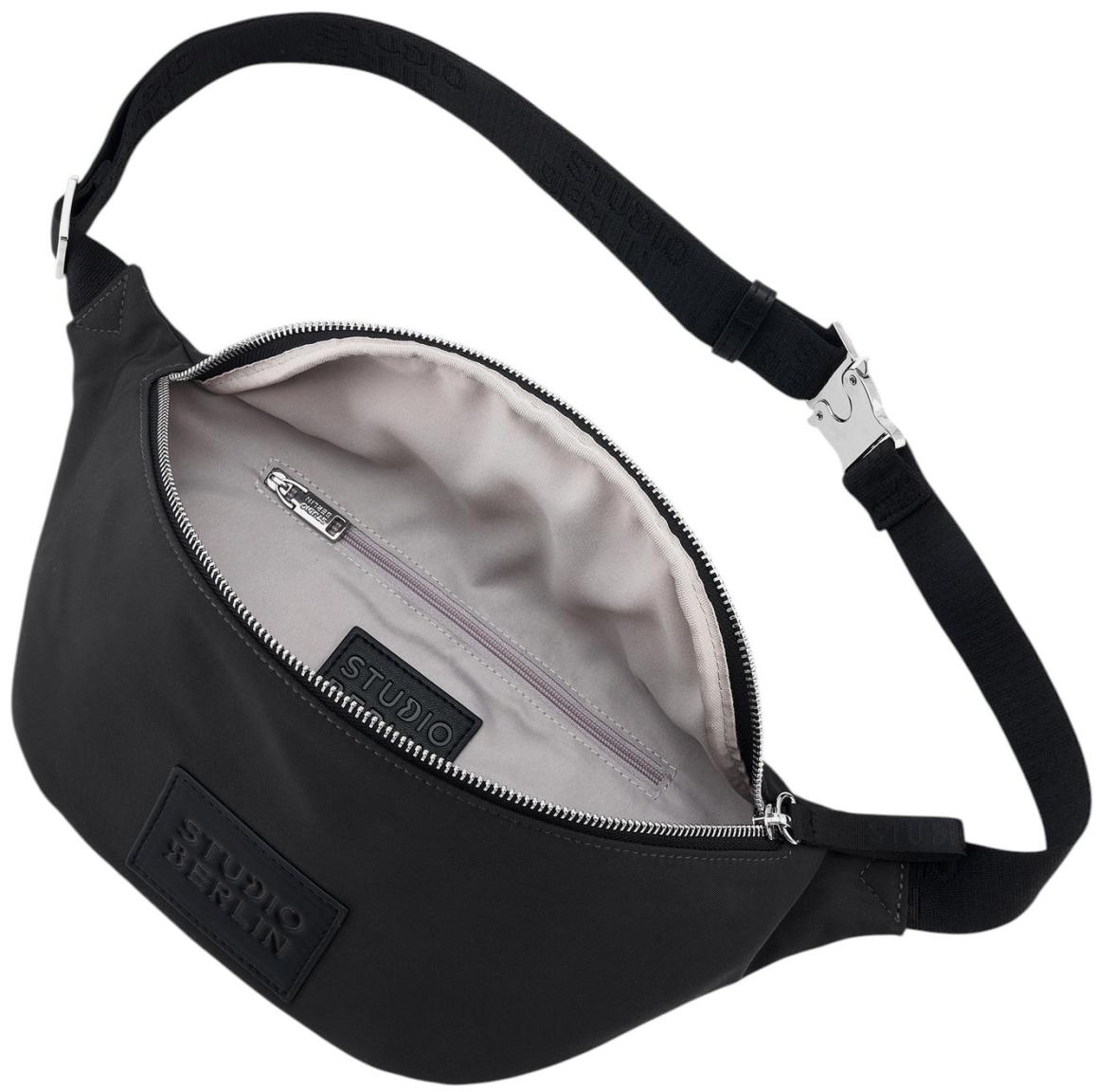 Studio Berlin Spandau Essential Nylon Gürteltasche Schwarz
